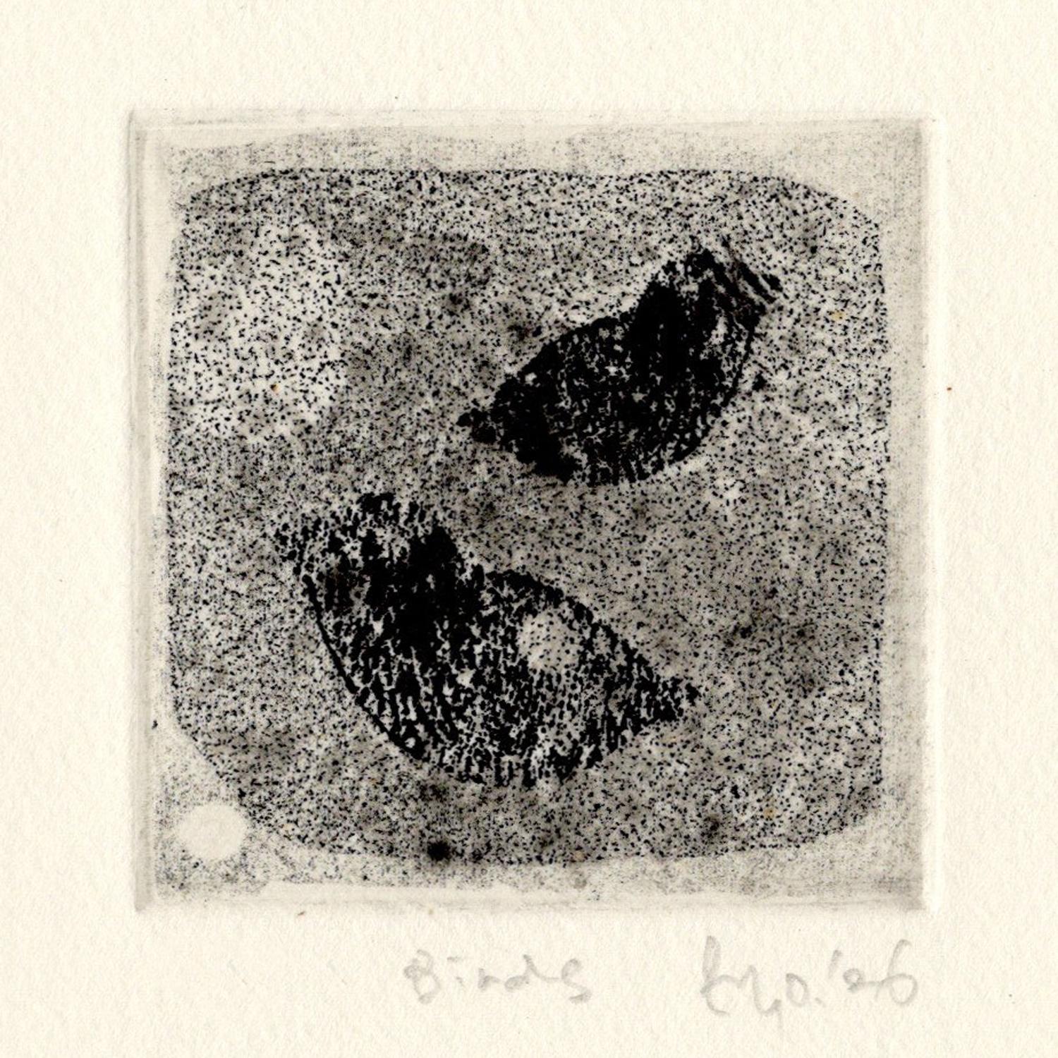 版画ゆうびん no.39 'Birds'（銅版画） | 2枚目